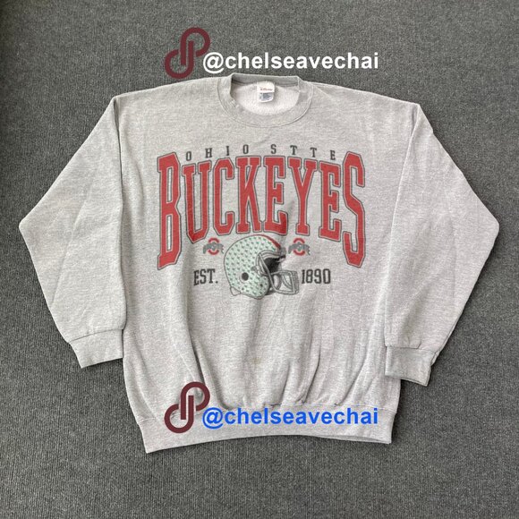 Retro Ohio State Buckeyes Football Sweatshirt Ohio State University shirt tee - Picture 1 of 2